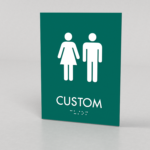 Valley - Restroom ID A Sign "6 x 8"