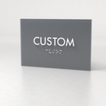 Frosted - Room ID A Sign 6" x 4"