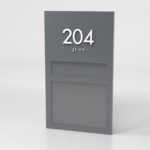 Frosted - Room Number C 6" x 10.5"