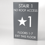 Frosted - Stairwell Main Floor 12" x 18"