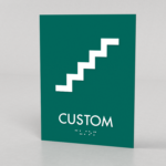 valley - Stair ID Sign "6 x 8"