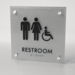 Crystal Ice - Restroom ID B 8.5" x 8.5"
