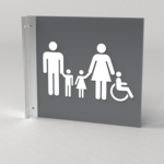 Hallway | Corridor Sign B 8" x 8"