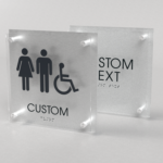 My Salon Suite - Restroom Sign 9" x 9"